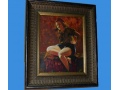 Портрет:масло картон,начало 20 века,подпись: «Киракозов» 31.5-25см. С рамой 25-47см.